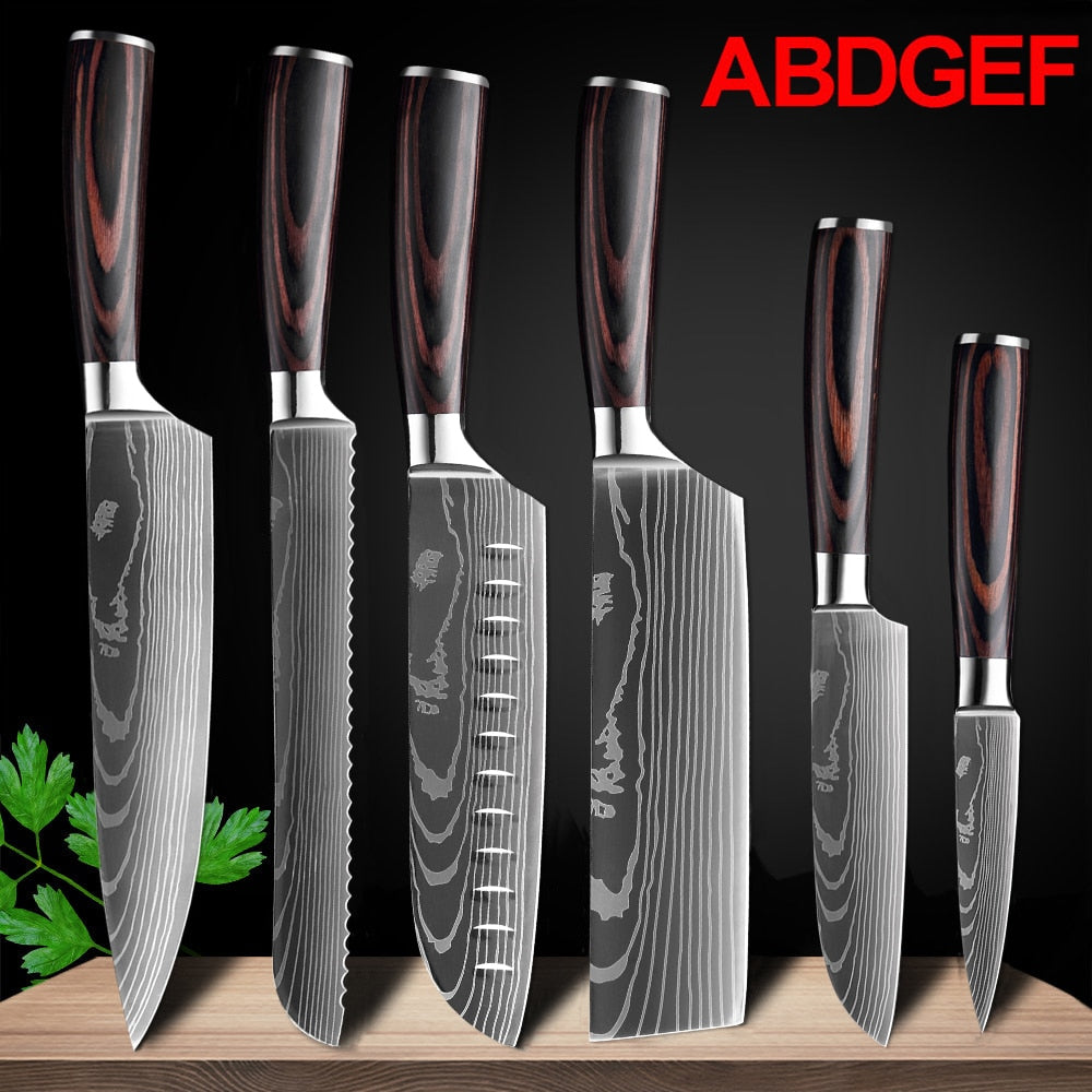 Japanese Kitchen Knives Set - northstarhomeandgarden