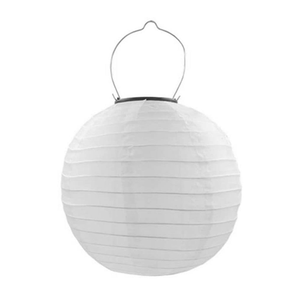 12in Solar Lampion Outdoor LED Light Solar Chinese Lanterns Ball