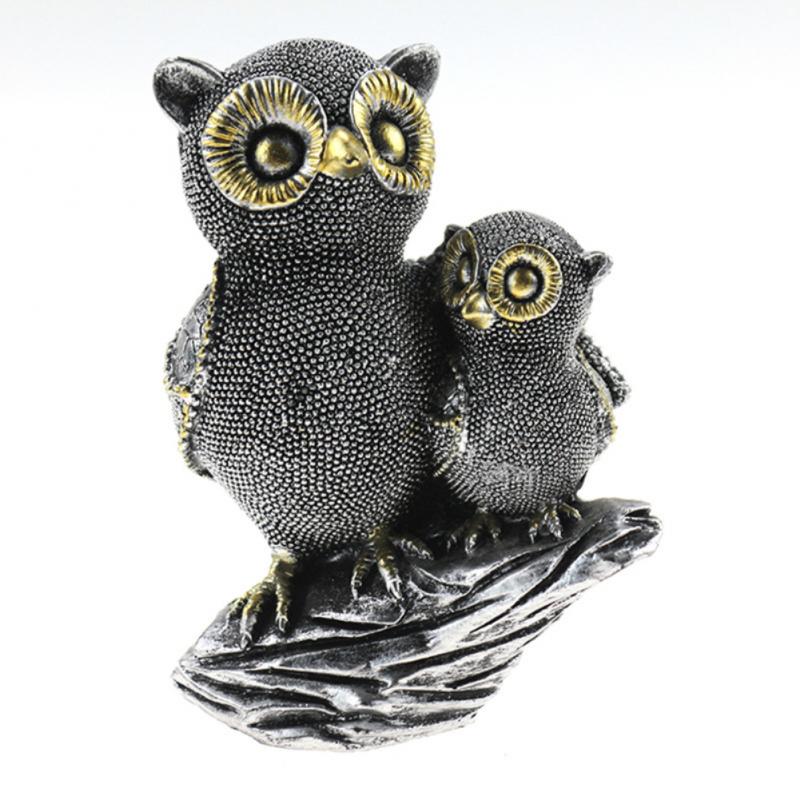 Retro Animal Ornament Owl Outdoor Garden   Ornament Resin Technology Home Decoration