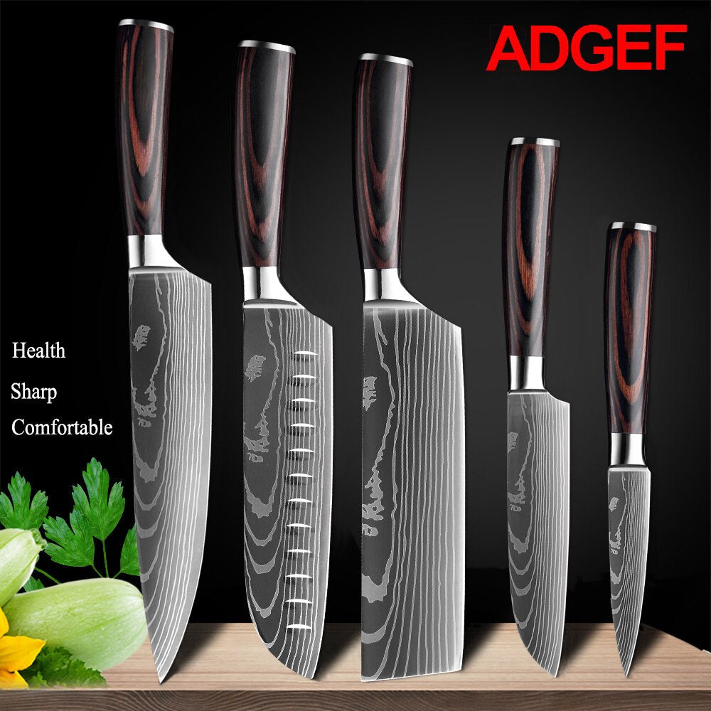 Japanese Kitchen Knives Set - northstarhomeandgarden