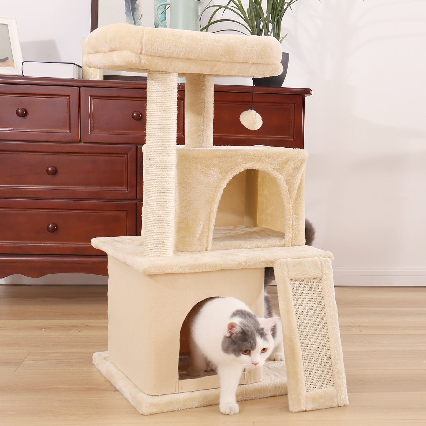 Domestic Delivery Cat Climbing Frame Cat Scratching Post Tree Scratcher