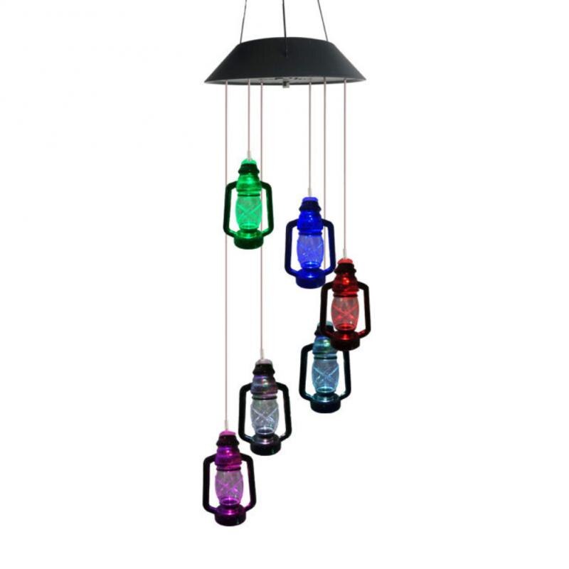 Christmas Decoration Solar LED Wind Chime String Lights