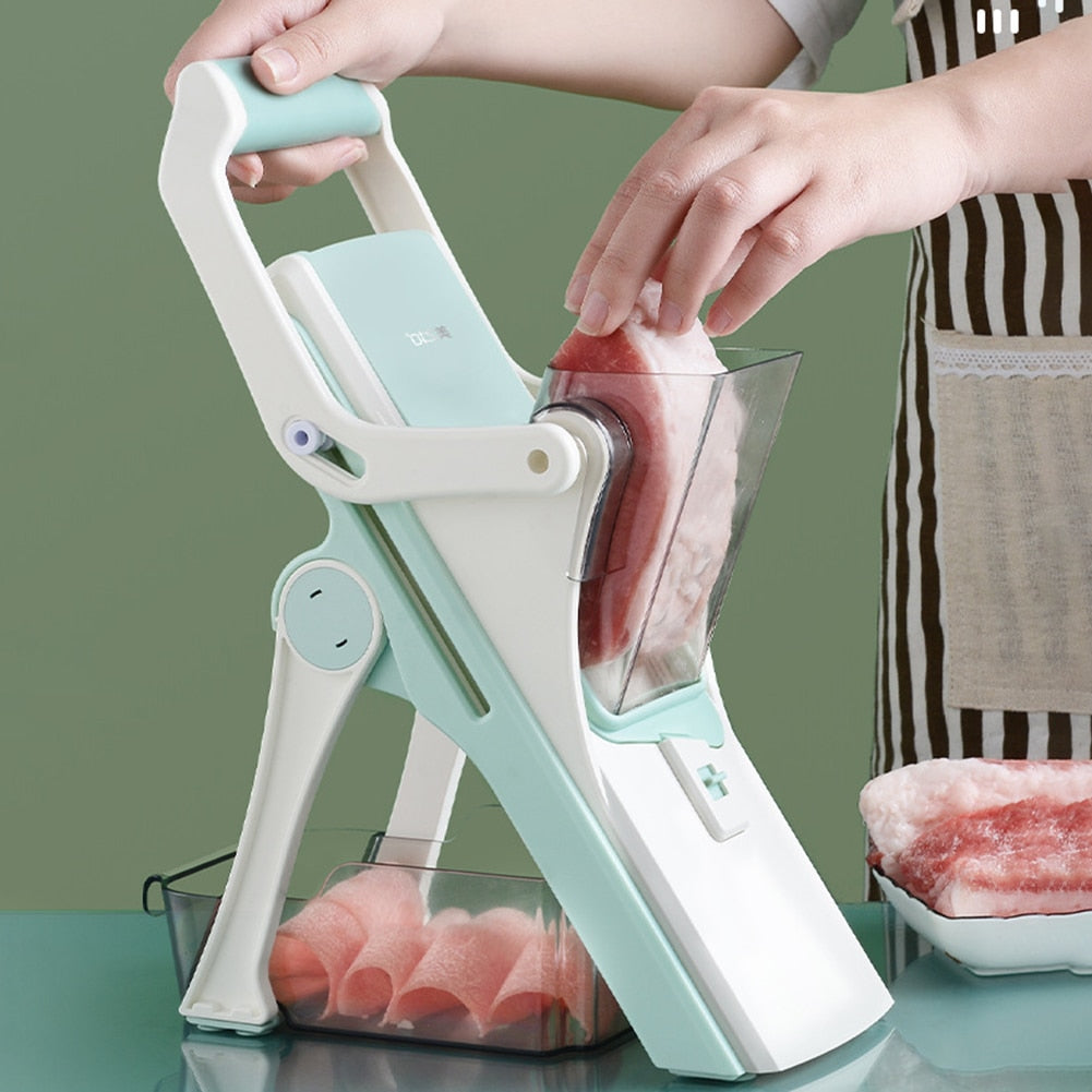 Multifunctional Vegetable Cutter Fruit Potato Peeler Meat Slicer