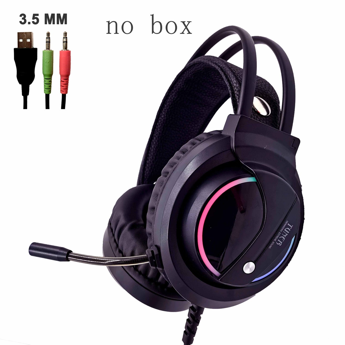 Music Gaming Headset Surround Sound with Mic Earphones