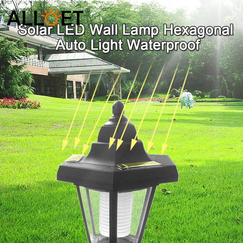 Solar Powered Led Sensor Emergency Lamp Energy Saving Waterproof