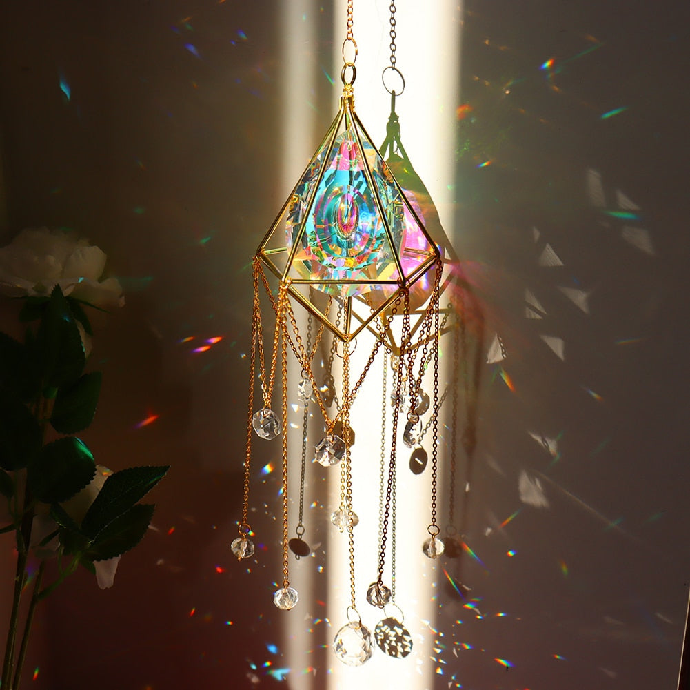 Pipa Crystal Lighting Accessories Curtain Car Wind Chimes