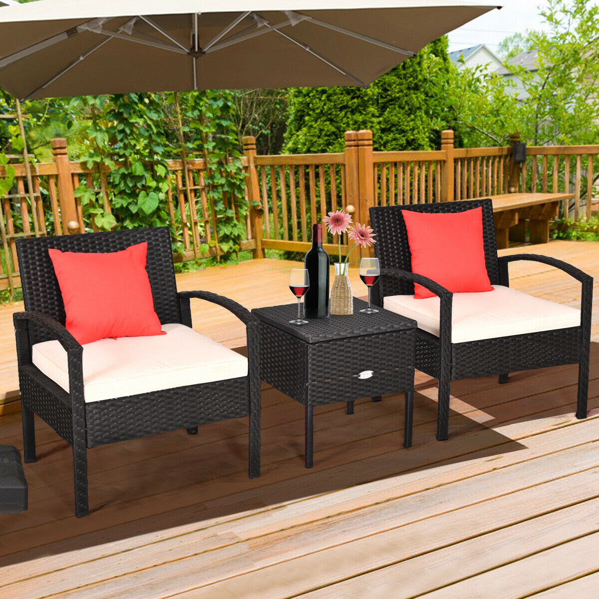 3PC. Outdoor Furniture Set