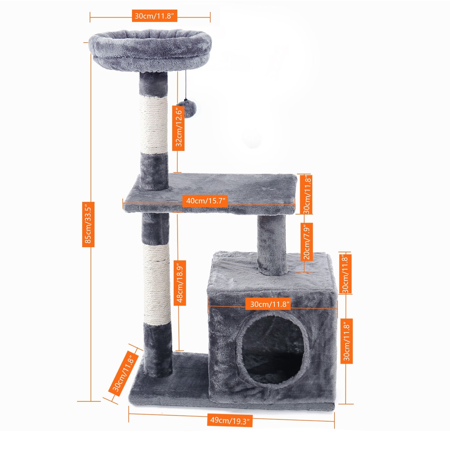 Domestic Delivery Cat Climbing Frame Cat Scratching Post Tree Scratcher