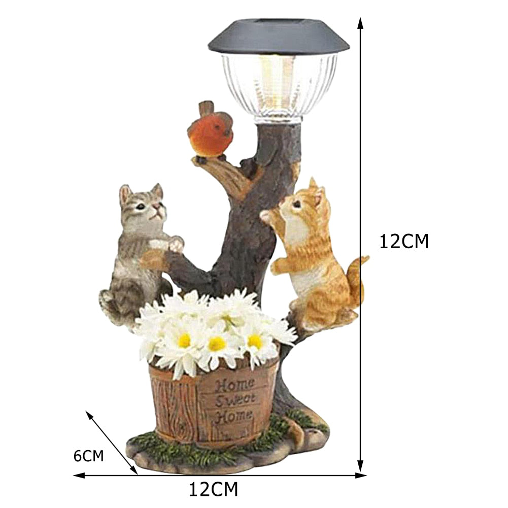 Energy Lamp Solar Powered Lamp Outdoor Resin Solar Powered A