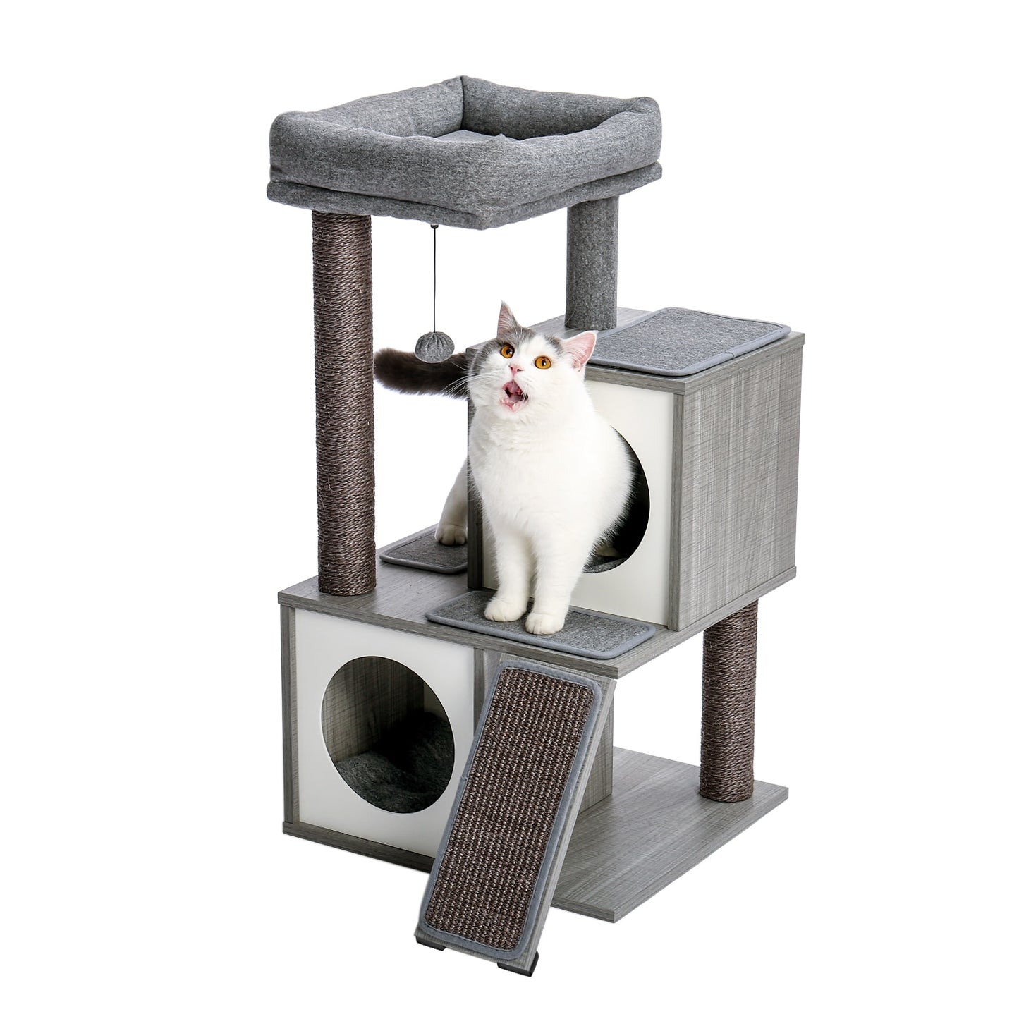 FreeShipping Pet Cat Toy Cat Climbing Furniture Kitten Playing Balls