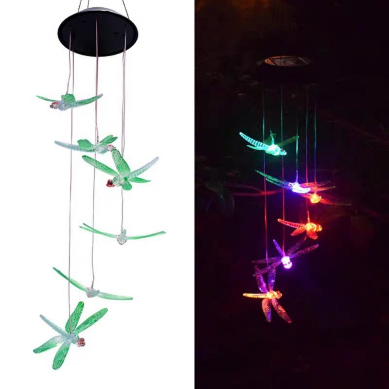 Christmas Decoration Solar LED Wind Chime String Lights