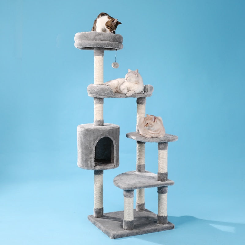 Domestic Delivery Cat Climbing Frame Cat Scratching Post Tree Scratcher