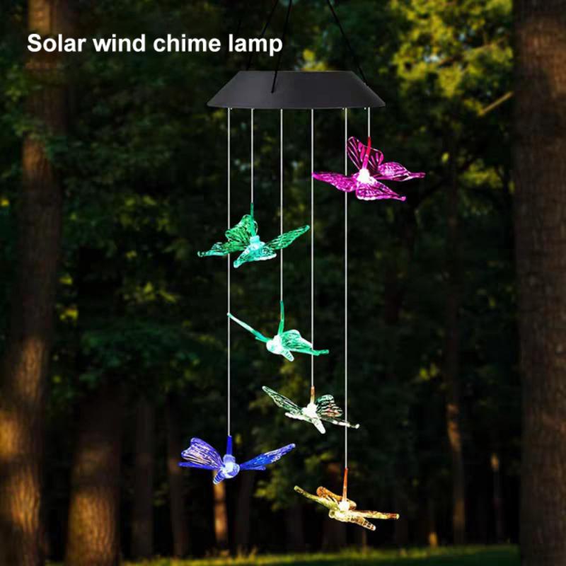 Christmas Decoration Solar LED Wind Chime String Lights