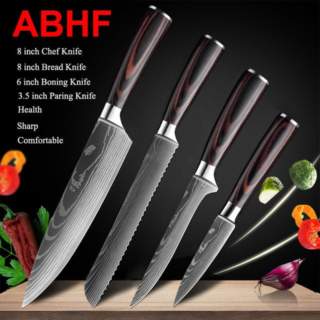 Japanese Kitchen Knives Set - northstarhomeandgarden