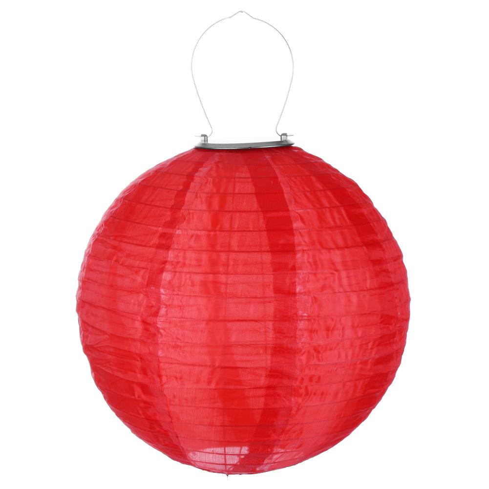 12in Solar Lampion Outdoor LED Light Solar Chinese Lanterns Ball