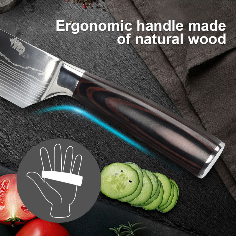 Japanese Kitchen Knives Set - northstarhomeandgarden