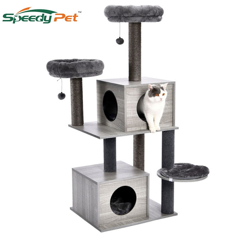 FreeShipping Pet Cat Toy Cat Climbing Furniture Kitten Playing Balls