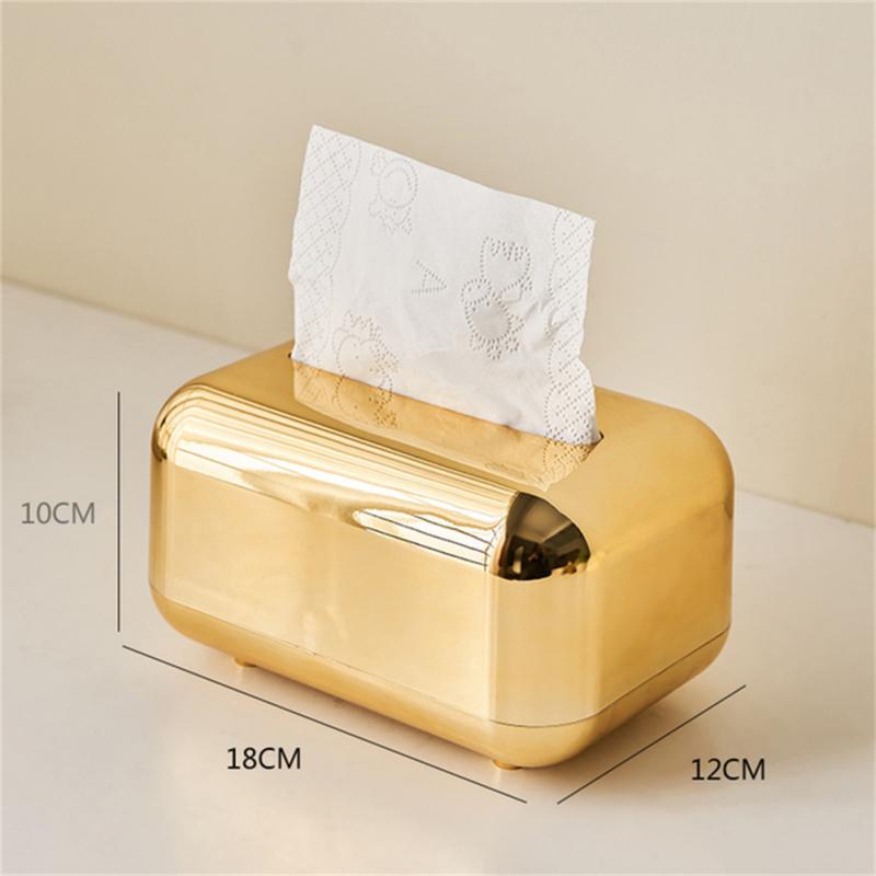 Mirror Gold Silver Tissue Box - northstarhomeandgarden