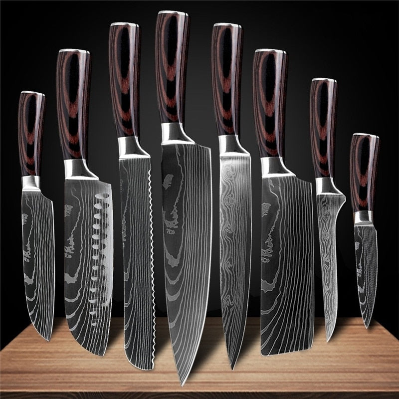 Japanese Kitchen Knives Set - northstarhomeandgarden