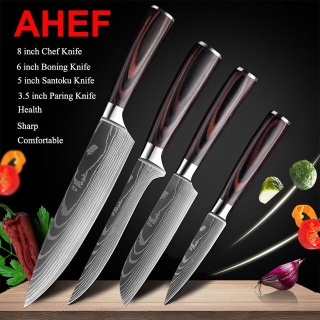 Japanese Kitchen Knives Set - northstarhomeandgarden