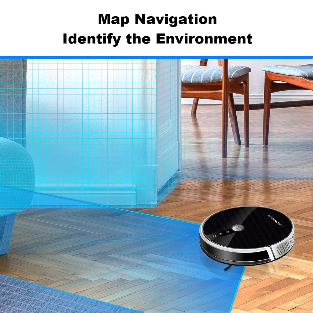 LIECTROUX C30B Robot Vacuum Cleaner Smart Mapping,App & Voice Control,6000Pa Suction,Wet Mopping,Floor Carpet Cleaning & Washing