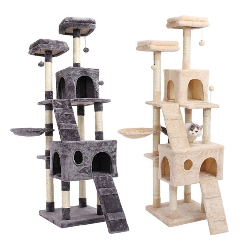 Domestic Delivery Cat Climbing Frame Cat Scratching Post Tree Scratcher