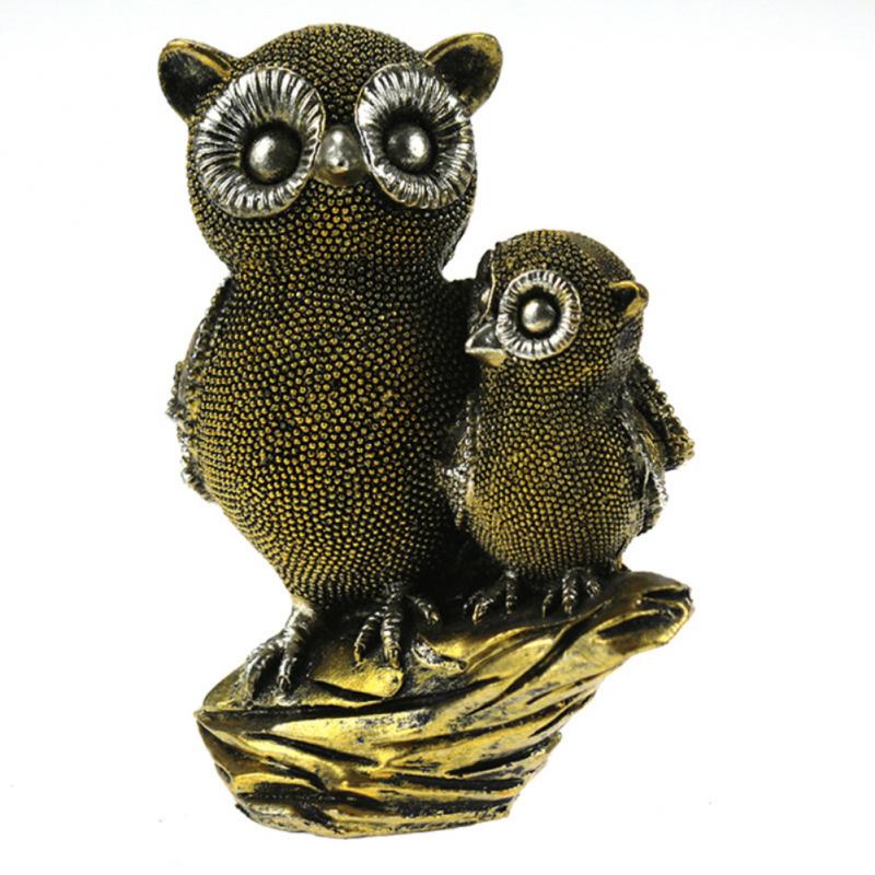 Retro Animal Ornament Owl Outdoor Garden   Ornament Resin Technology Home Decoration