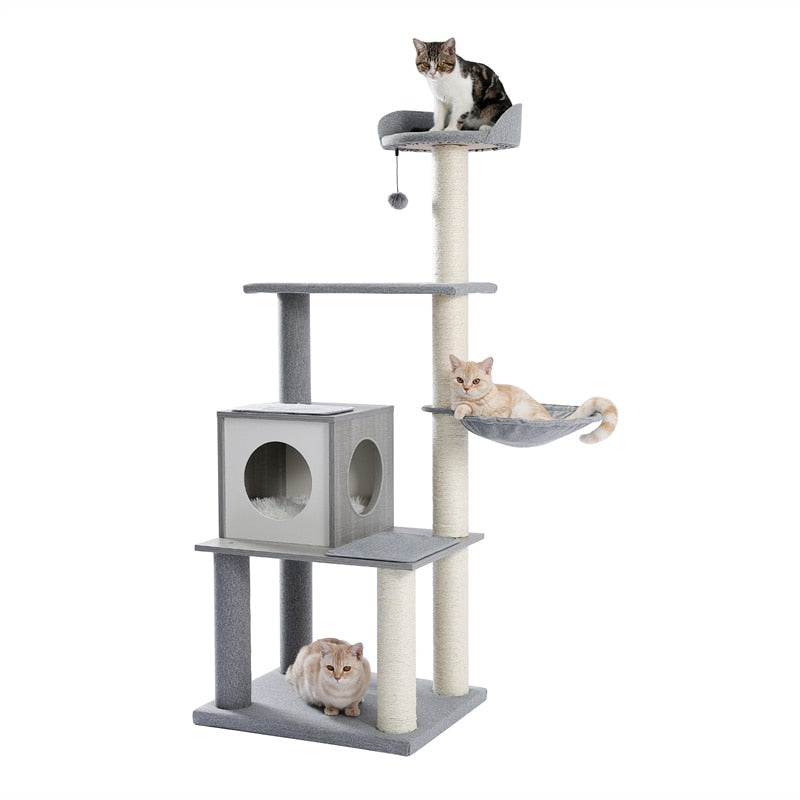 FreeShipping Pet Cat Toy Cat Climbing Furniture Kitten Playing Balls