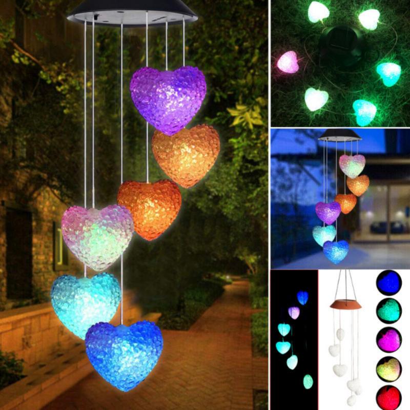 Christmas Decoration Solar LED Wind Chime String Lights