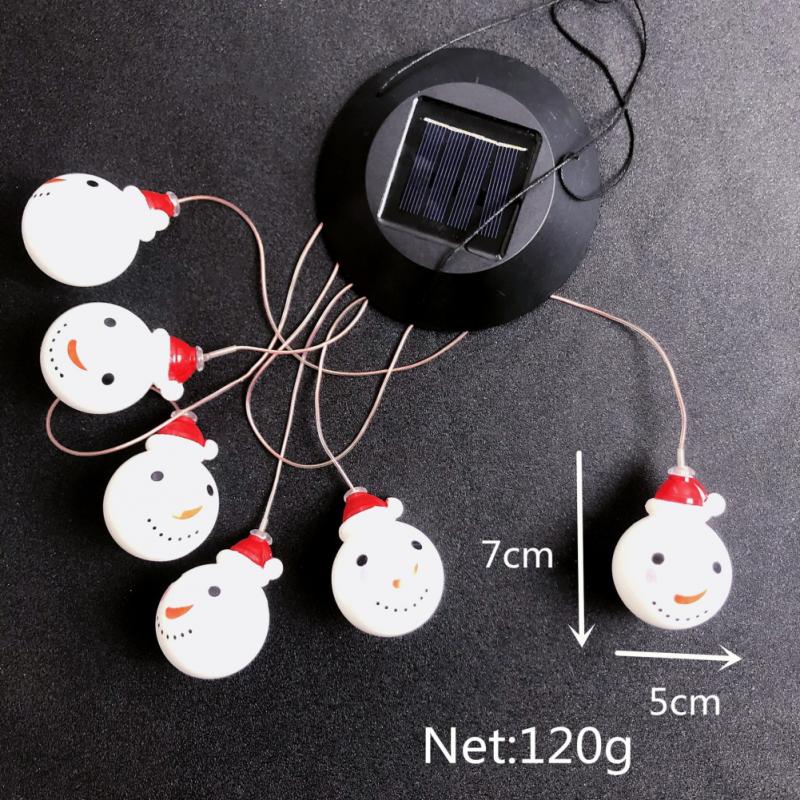 Christmas Decoration Solar LED Wind Chime String Lights