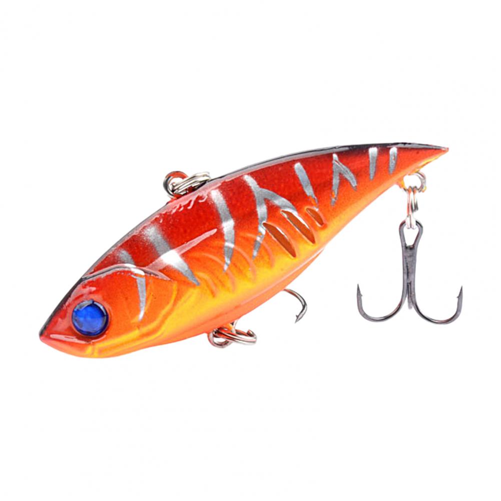 Fishing Lure 5Pcs Durable Simulated Sturdy  Fishing VIB ABS Hard Bite Fishing Supplies