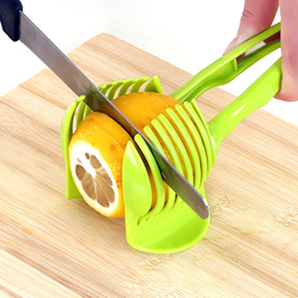 Handheld Tomato Onion Slicer Bread Clip