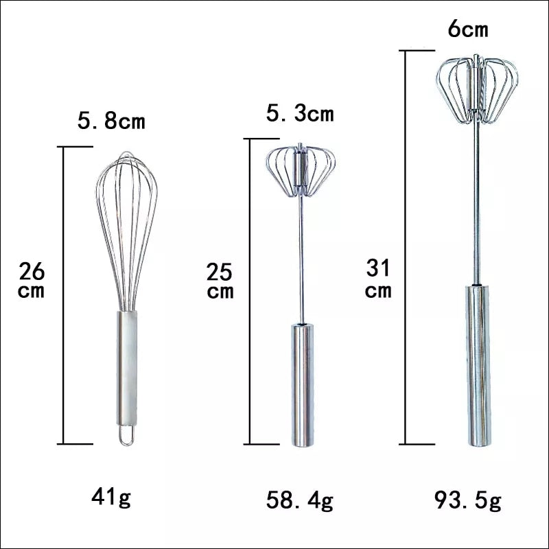 Steel Egg Whisk Kitchen Wire Balloon Whisk Milk Egg Stirrer Kitchen Baking Accessories Beater Egg Mixing Mixer Tools