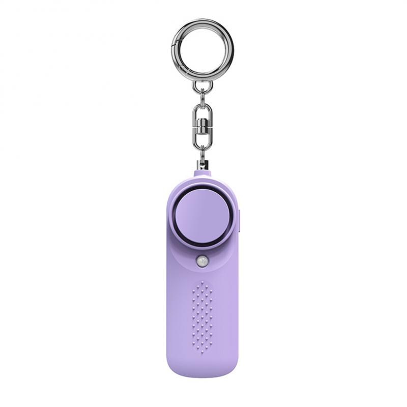 130 db Safesound Personal Security Alarm Keychain with LED Lights Self Defense Electronic Device for Women Camping Equipment