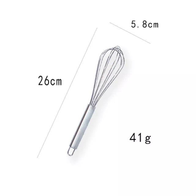 Steel Egg Whisk Kitchen Wire Balloon Whisk Milk Egg Stirrer Kitchen Baking Accessories Beater Egg Mixing Mixer Tools