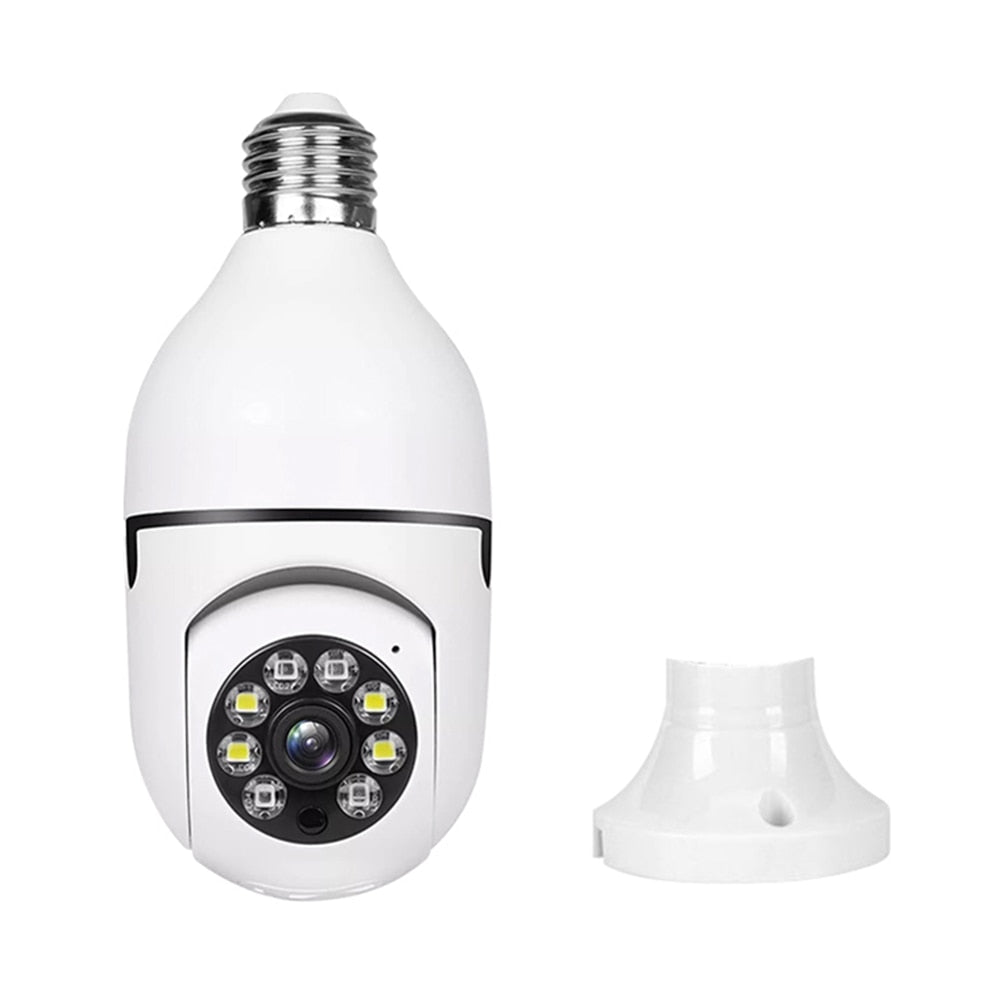 Wireless Pan Tilt Bulb Monitoring Wifi 2MP Light Bulb Camera Home Security