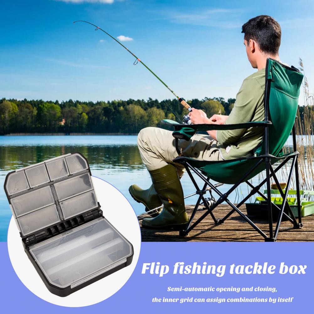 Fishing Storage Box  Useful Dustproof Easy to Carry