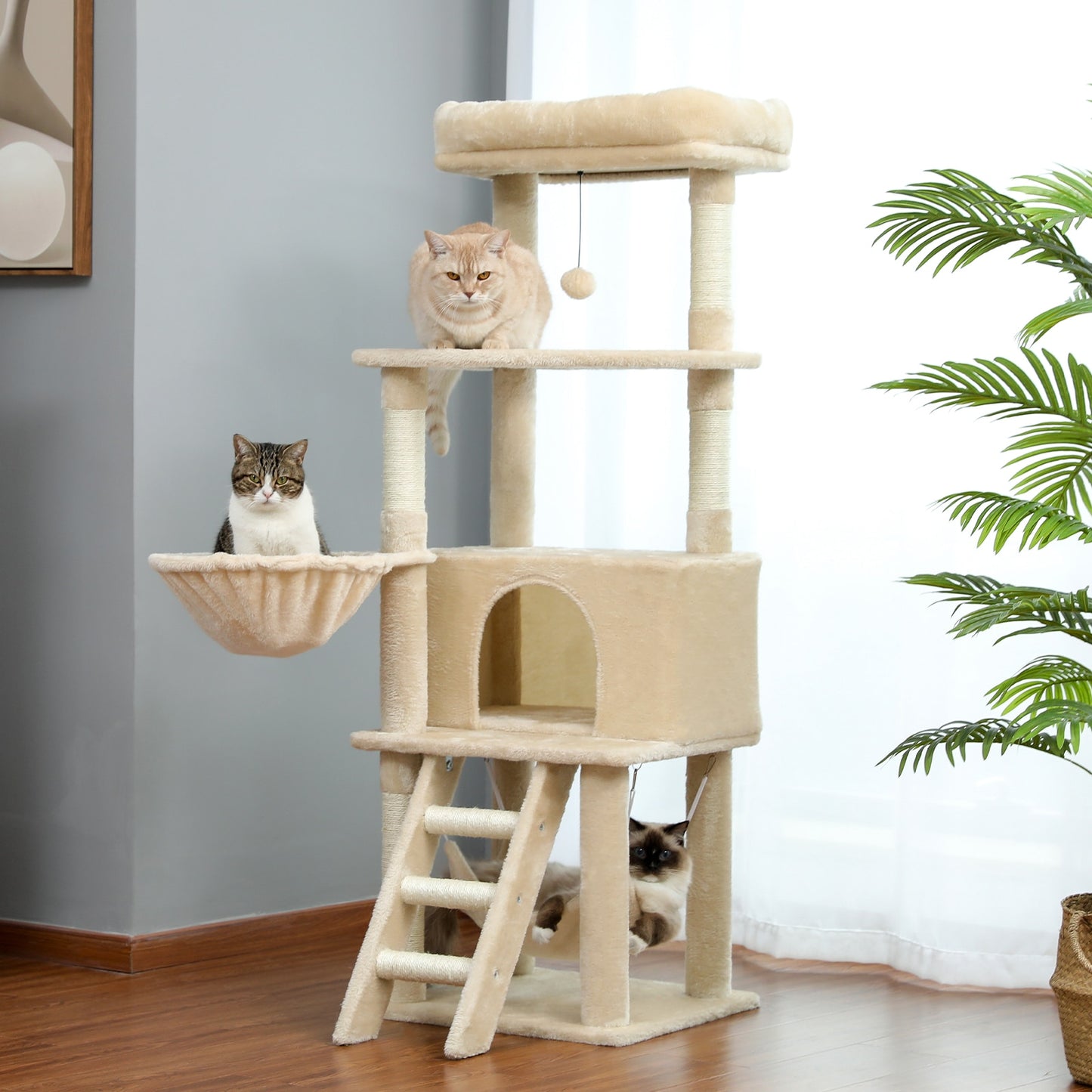 Free Shipping Luxury Cat Tree Condo