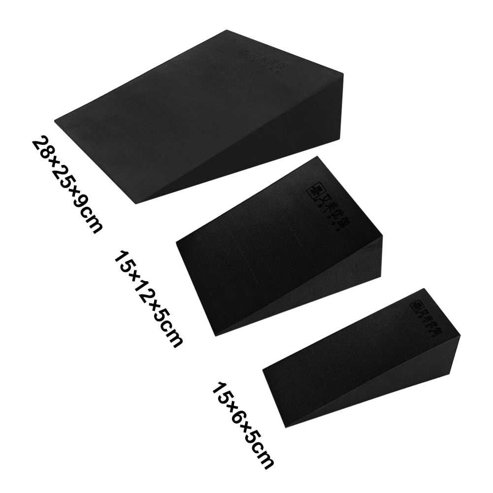 Yoga Wedge Stretch Slant Boards EVA Foam Tilt Slanting Board Yoga Block Leg Strength Foot Stretcher for Exercise Gym Fitness