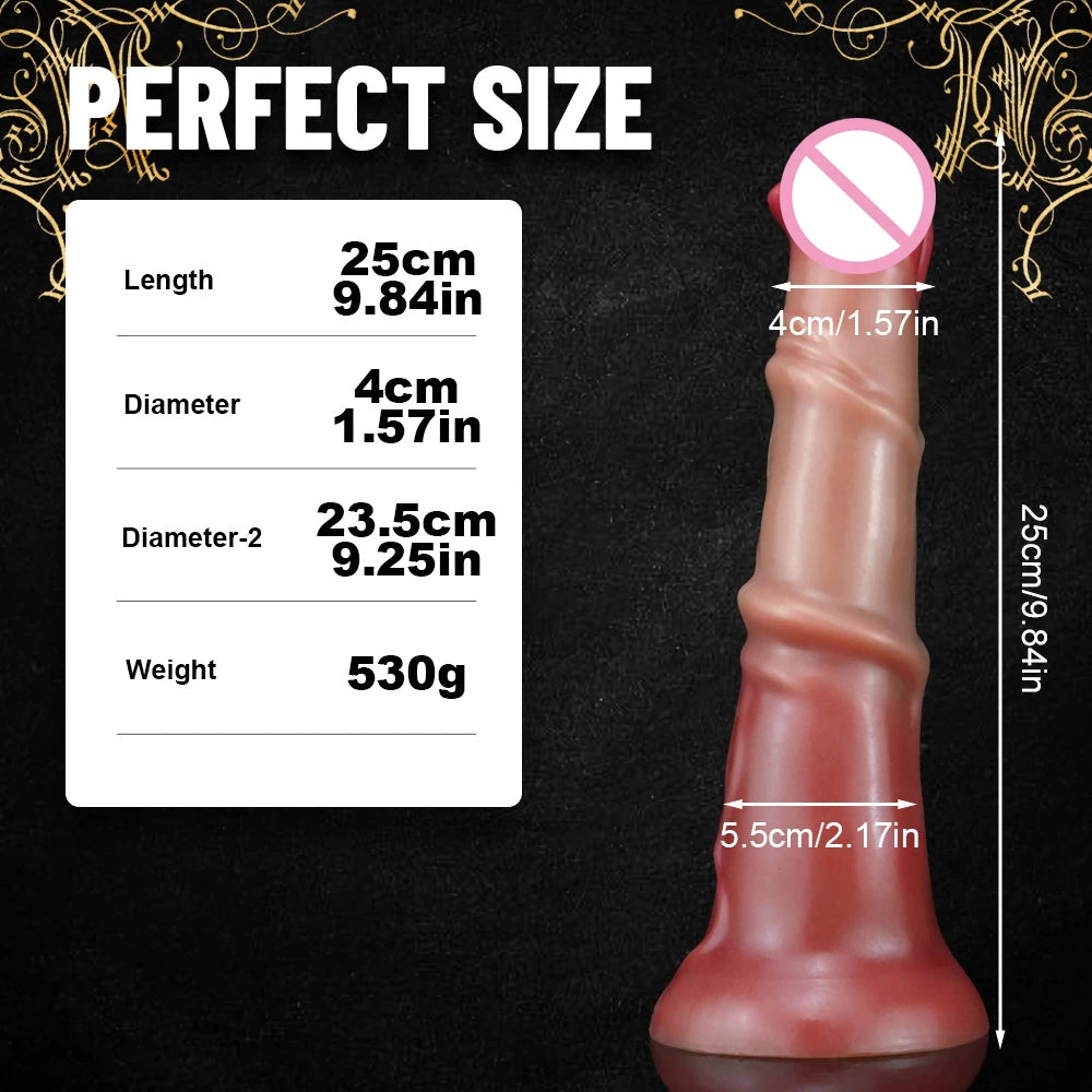 Monster Silicone Dildo with Dual Density Anal Dildo Realistic Huge Suction Cup Dildo Big Giant  Anal Plug Sex Toys for Her