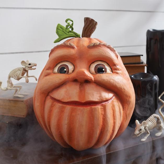 Halloween Funny Pumpkin Outdoor Decoration Ghost Party Pumpkin Six Weird Coffee Resin Crafts