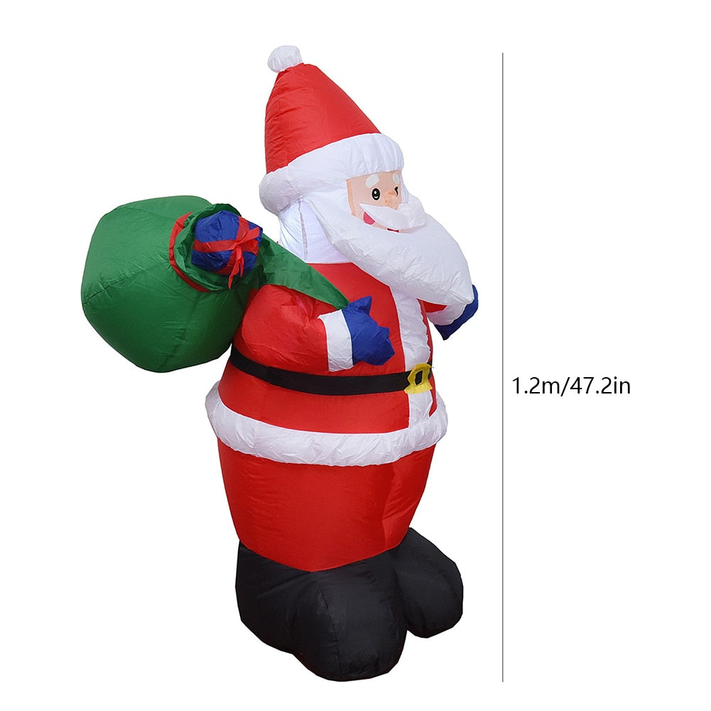 Inflatable Snowman Santa Claus Nutcracker Model with LED Light Inflatable