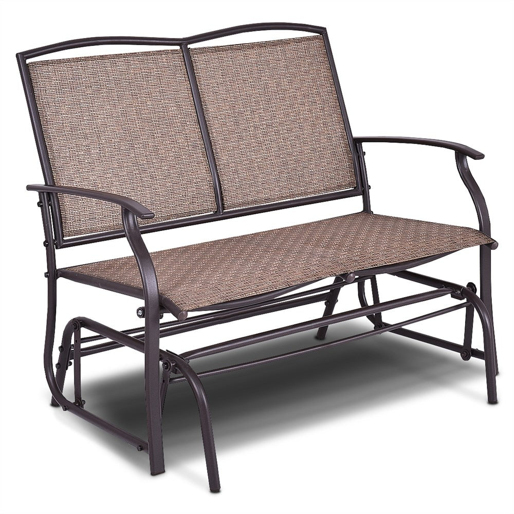 Costway Patio Glider Rocking Bench Double 2 Person Chair