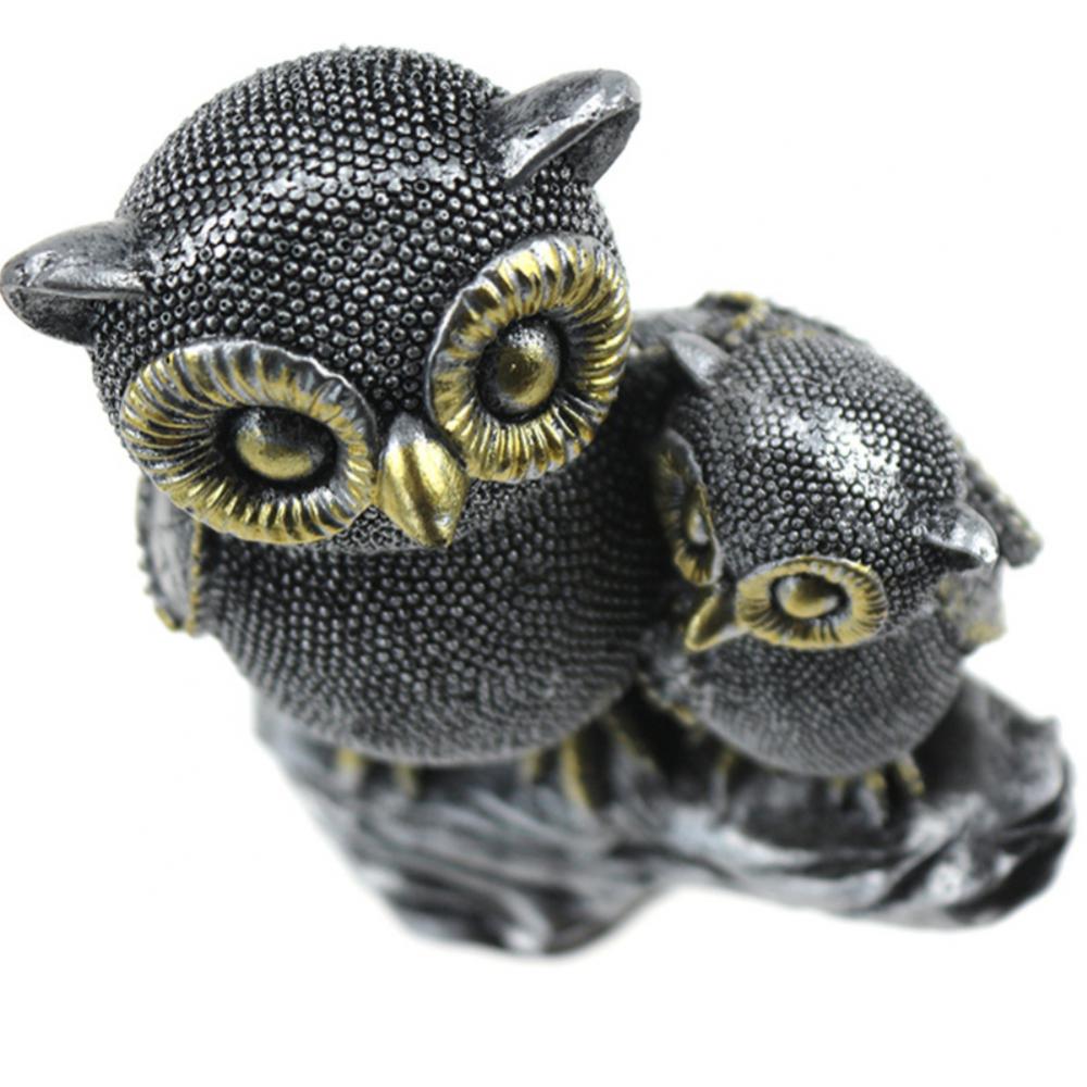 Retro Animal Ornament Owl Outdoor Garden   Ornament Resin Technology Home Decoration