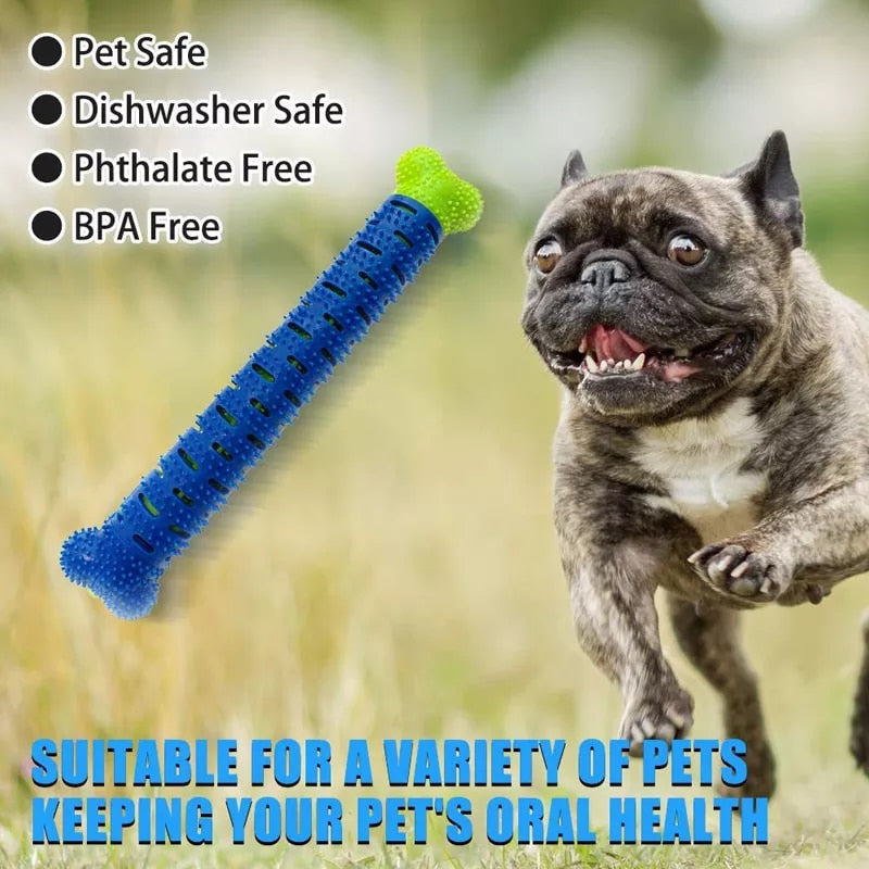 Brush Dog Toothbrush Chew Toy Stick Cleaning Massage