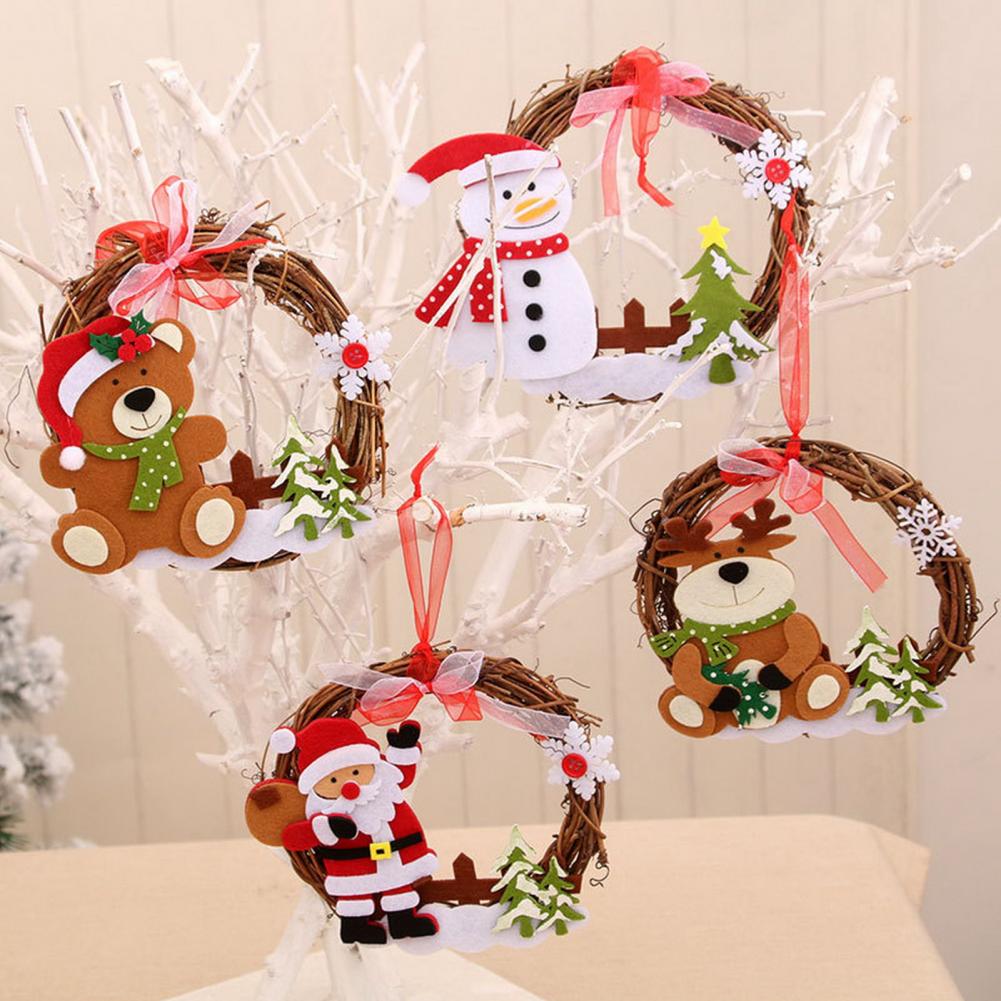 Christmas Pendant  Pretty with Hanging Ribbon Wide Application  Deer Decorative Christmas Tree