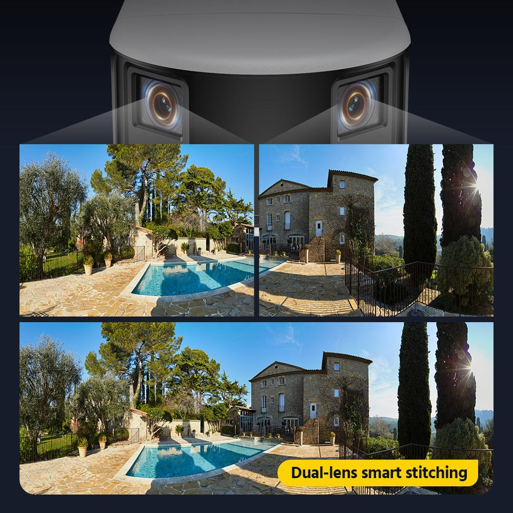 ANNKE 4K Camera Security Panoramic Wifi Dual Lens