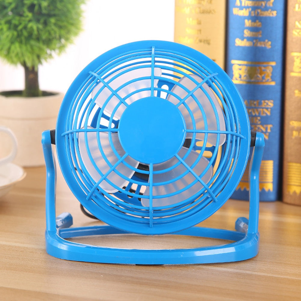 4 Inch Small Desktop Plastic Fan Mini Silent