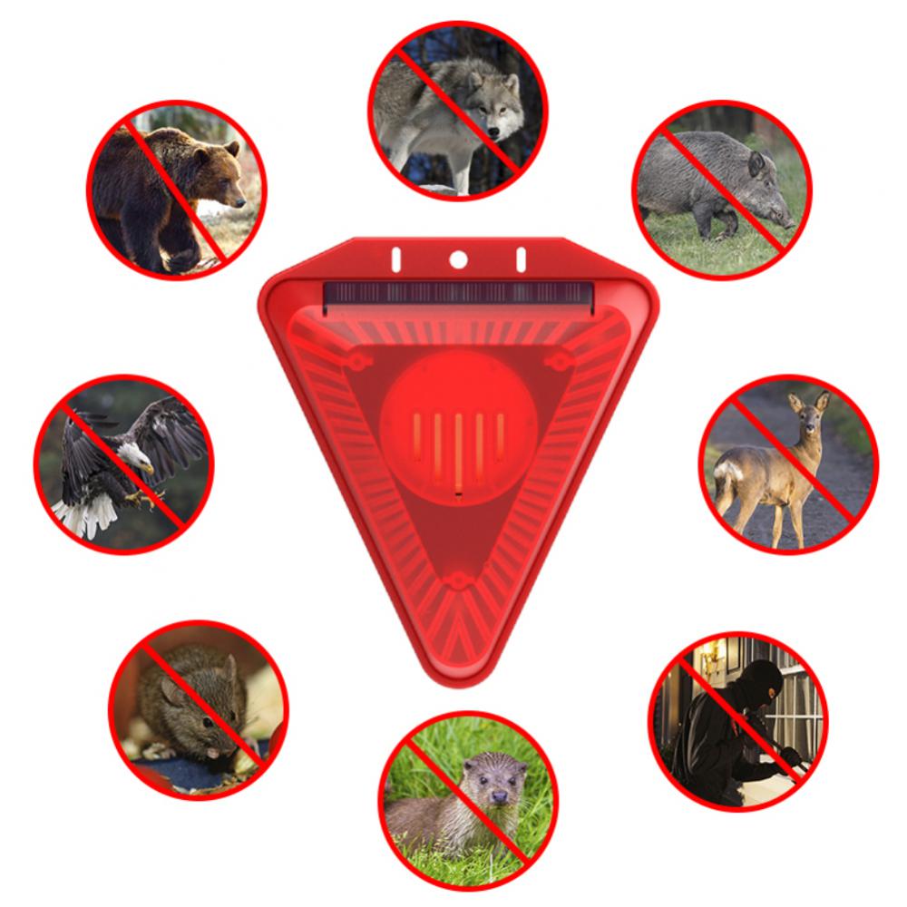 Animal Repellent Light 6 Flashing Red Leds Outdoor Animal Repellent Alarm