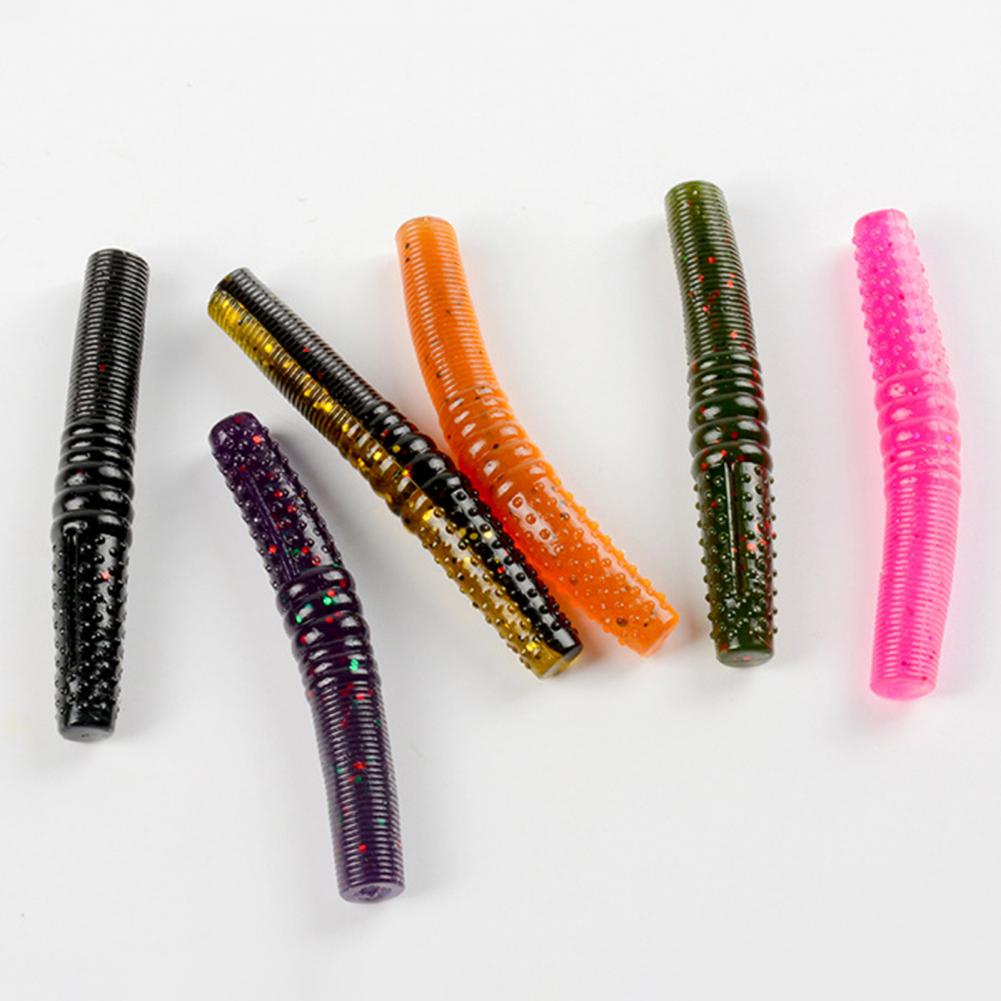 Fake Lures 10Pcs Helpful Mini Portable  Noodle Worm